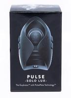 Hot Octopuss Pulse Solo Lux - nabíjací masturbátor na diaľkové ovládanie (čierny)