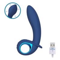 INTOYOU Palha - Rechargeable Inflatable Vibrator (Blue)