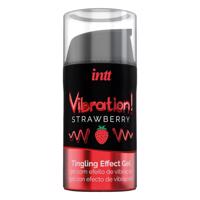 Intt Vibration! - tekutý vibrátor - jahoda (15ml)