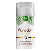 Intt Vibration! - tekutý vibrátor - kokos (15ml)