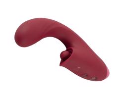 Javida - 3-in-1 Tongue Vibrator (Purple)