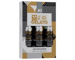 JO System Gelato - ochutená sada lubrikantov (3x30ml)