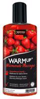 JoyDivision Warm Up Stawberry - hrejivý masážny olej jahodový (150ml)