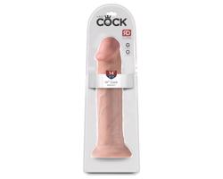 King Cock 14 - veľké dildo s prísavkou (36 cm) - prírodná farba