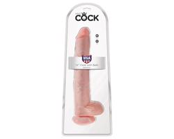 King Cock 14 veľký dildo (35cm) - naturálny