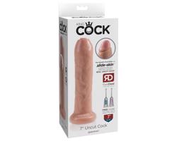 King Cock 7 - prirodzene realistický dildó (18 cm) - prírodný