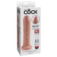 King Cock 7 - realistický dildo (18 cm) - naturálny