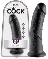 King Cock 8 dildo (20 cm) - čierne