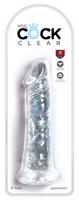 King Cock Clear 8 - veľké dildo s prísavkou (20cm)