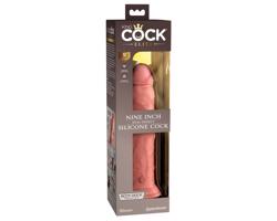 King Cock Elite 23cm - realistický dildó s prísavkou, prirodzený