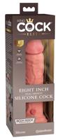 King Cock Elite 8 - realistické dildo (20 cm) - prírodné