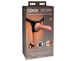 King Cock Elite pre začiatočníkov - prírodný strap-on penis