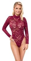 Lace bodysuit red 2XL