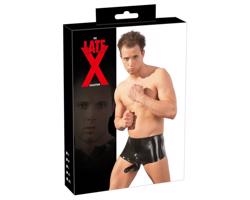 LATEX - boxer s návlekom na penis (čierny)