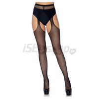 Leg Avenue 1402Q Fishnet Suspender Hose čierne pančušky