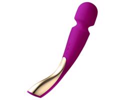 LELO Smart Wand 2 - veľký fialový akumulátorový masážny vibrátor