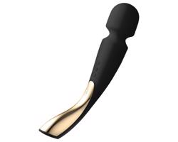 LELO Smart Wand 2 - veľký - nabíjací masážny vibrátor (čierny)