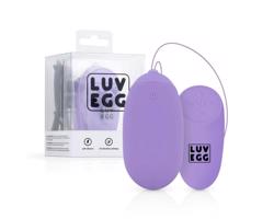 LUV EGG XL - akumulátorové vibračné vajíčko s rádiom (fialové)