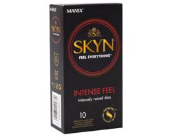 Manix SKYN Intense - latex-free, perličkový kondóm (10 ks)