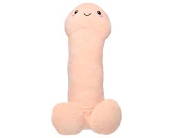 Maznavý plyšový penis - 100 cm (prírodný)