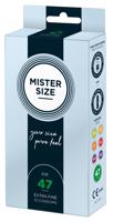 Mister Size tenký kondóm - 47mm (10ks)