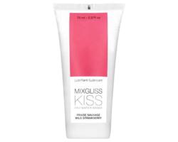 Mixgliss Kiss Wild - vodný lubrikant - jahoda (70ml)