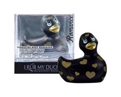 My Duckie Romance 2.0 - klitorisový vibrátor (čierno-zlatý)