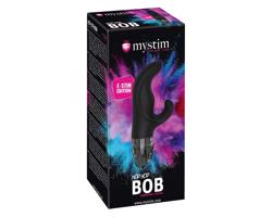 mystim Hop Hop Bob - nabíjací elektro vibrátor (čierny)