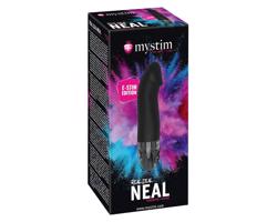 mystim Real Deal Neal - nabíjací elektro vibrátor (čierny)