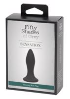 Nabíjateľný análny vibrátor Fifty Shades of Grey Sensation (čierny)