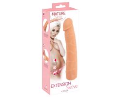 Nature Skin - predlžujúci a rozširujúci návlek na penis (24 cm)