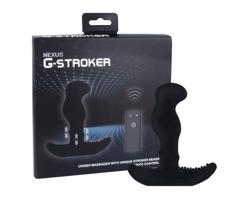 Nexus G-stroker - Diaľkovo ovládaný prostatický vibrátor (čierny)