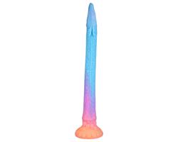 OgazR XXL Úhor - žiariace análne dildo - 47 cm (ružová)