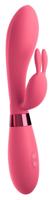 OMG Selfie - vodotesný vibrátor na bod G s ramenom na klitoris (ružový)