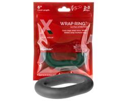 Perfektný Fit Ultra Wrap 6 - hrubý penisový krúžok - čierny (15cm)