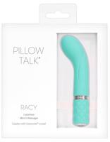 Pillow Talk Racy - dobíjací vibrátor s úzkym bodom G (tyrkysový)