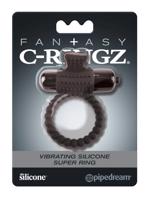 Pipedrem Fantasy C-Ringz - vibračný krúžok na penis (čierny)