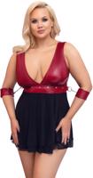 Plus size košieľka Red Bondage, XL