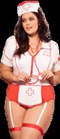 Plus size kostým Lovely Nurse, XXXL–XXXXL