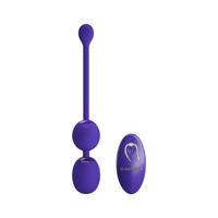 Pretty Love Willie Youth - Radio-Controlled Anal Beads (Purple)