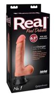 Real Feel Deluxe No.1 - vibrátor na semenníky (prírodný)