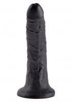Realistické dildo Hot Stud (18 cm), čierna
