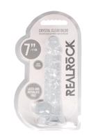 REALROCK - priesvitné realistické dildo - vodočisté (17cm)