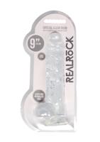 REALROCK - priesvitné realistické dildo - vodočisté (22cm)