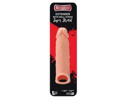 RealStuff Extender 6,5 - návlek na penis - prírodný (17 cm)