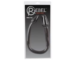 Rebel Double Plug - dvojitý anál kužeľ (čierny)