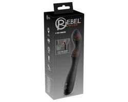 Rebel P-Spot - 2-motorový stimulátor prostaty (čierny)