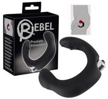 Rebel - zakrivený vibrátor prostaty (čierny)