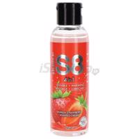 S8 4 in 1 Dessert Lubrikační gel jahoda 125 ml