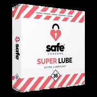 SAFE - Condoms with Extra Lubricant Superlube 36 pcs